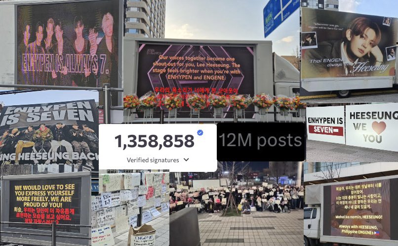 Oh, our Heeseung, you are so loved by a million people. It’s always seven or nothing. 😭🫂

DO NOT REWRITE THE FATE OF ENHYPEN
#BEACCOUNTABLE_BELIFT
#ENHYPEN_IS_7 
#HEESEUNG_STAYS