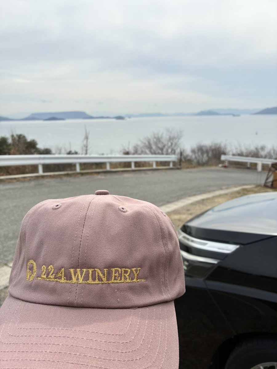 takagi___3's tweet photo. @224winery  さんにもお邪魔しましたよ〜😙

ワイは運転で呑めないので嫁さんに試飲してもらい、島ロゼを購入〜🍷
同じピンクで合わせてキャップも買っちったw
島ロゼ飲むの楽しみ〜🤭

#小豆島
#瀬戸大橋は反り返ってませんでした🙄 https://t.co/noyKeNebjQ