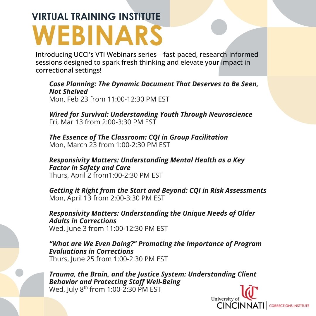 UC Corrections Institute tweet media