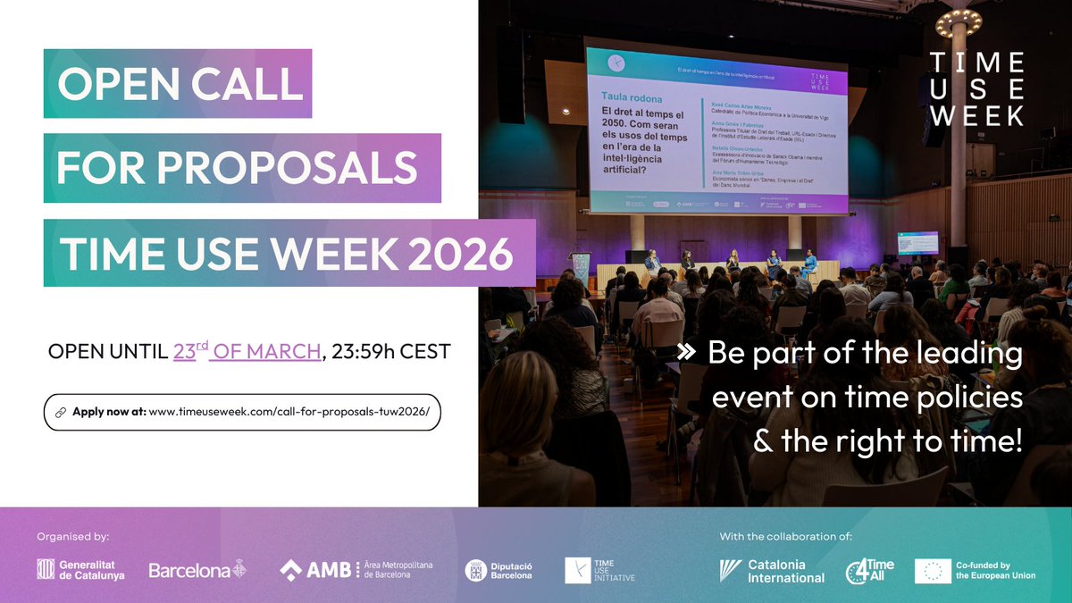 Time Use Initiative - TUI tweet media