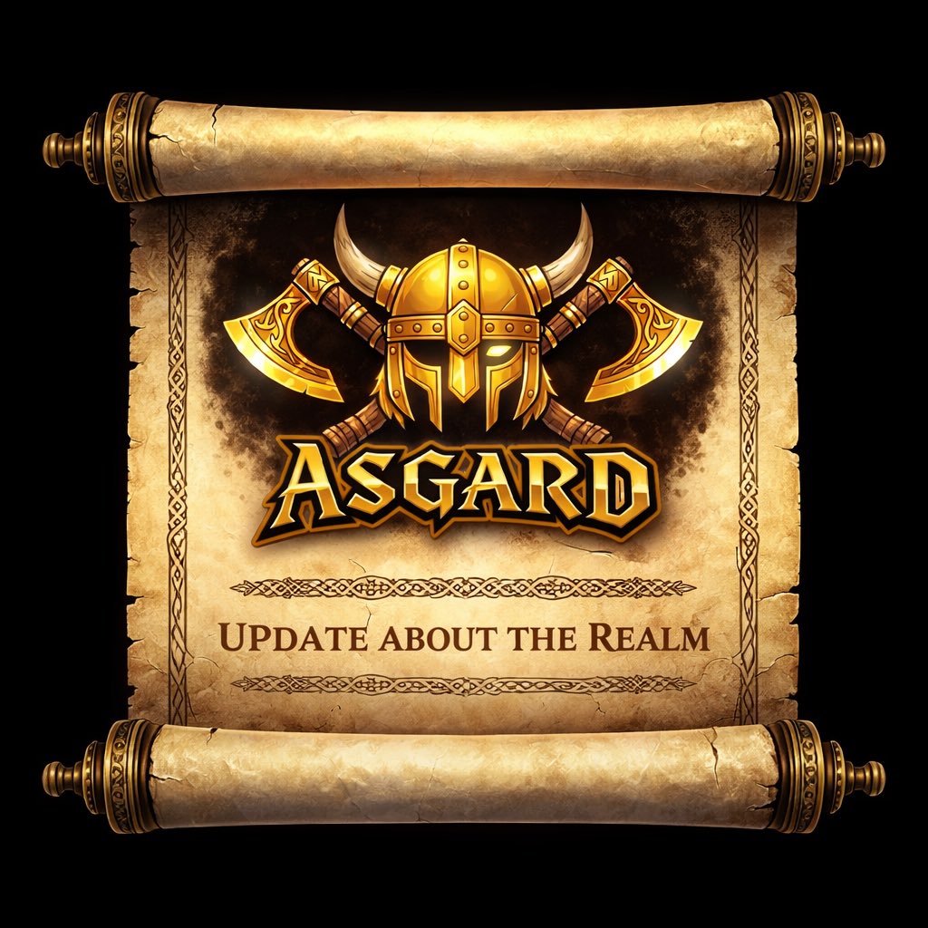 theasgardnft's tweet photo. ⚜️UPDATE ABOUT THE REALM⚜️

The sacred halls of Asgard’s Discord stand forged and complete. The final divine inspections and blessings are now underway to ensure the realm is worthy of welcoming all true Asgardians.

Greater peaks and glorious visions of the next phase shall soon be unleashed upon the realm.

A sacred vote of destiny will be held within the Asgardian Discord to determine the Cycles of Reward. Let this truth echo through the Nine Realms: the shorter the month, the greater the glory and treasures bestowed upon the victorious warriors!