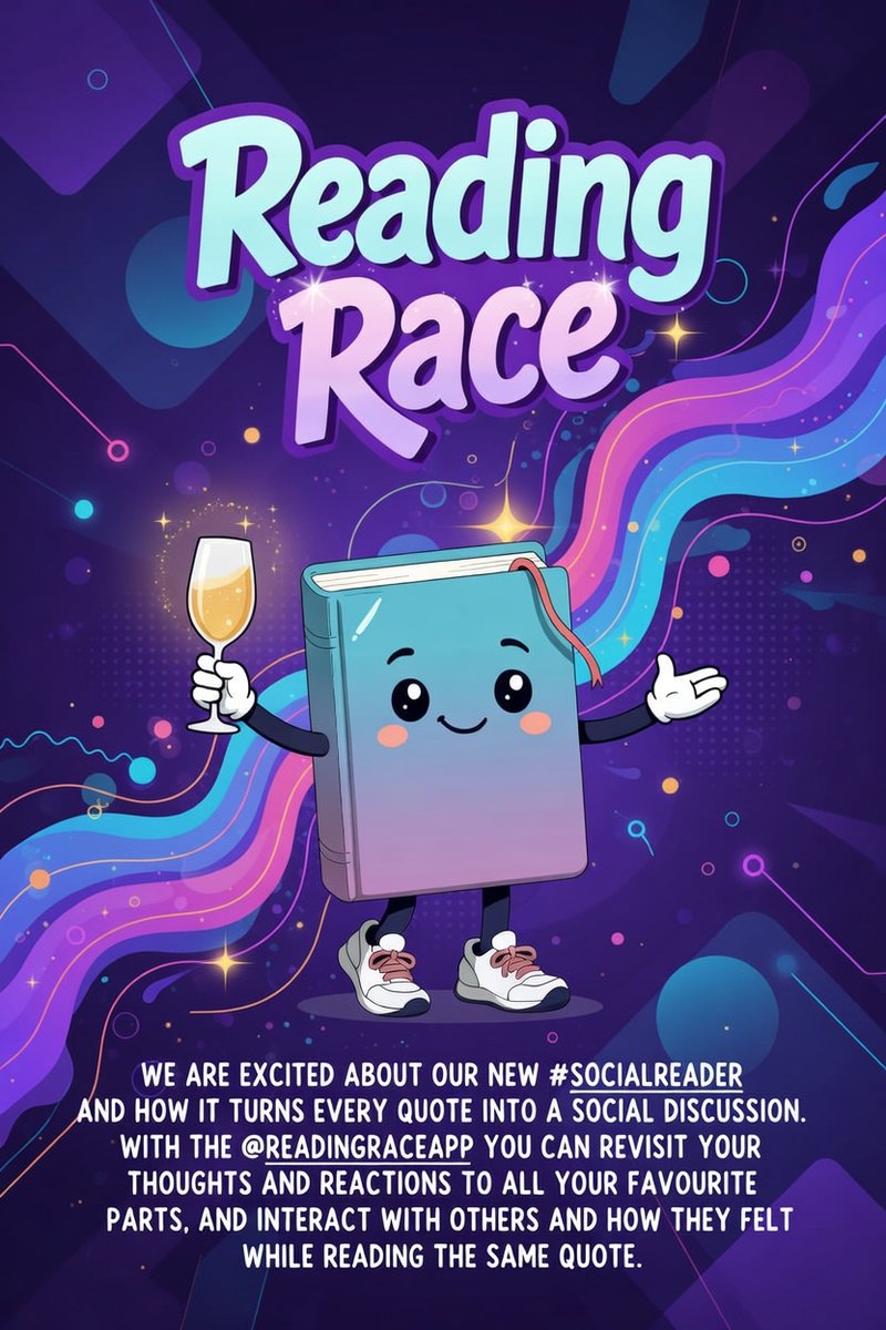 ReadingRaceApp's tweet image. We are excited about our new Social Reading App! It allows you to turn any quote into a discussion thread for your own #thoughts and #reactions. 

As a Social #eReader during races you can interact with quotes together. 

Try @ReadingRaceApp FREE
#ePub #SocialReader #inbeta
