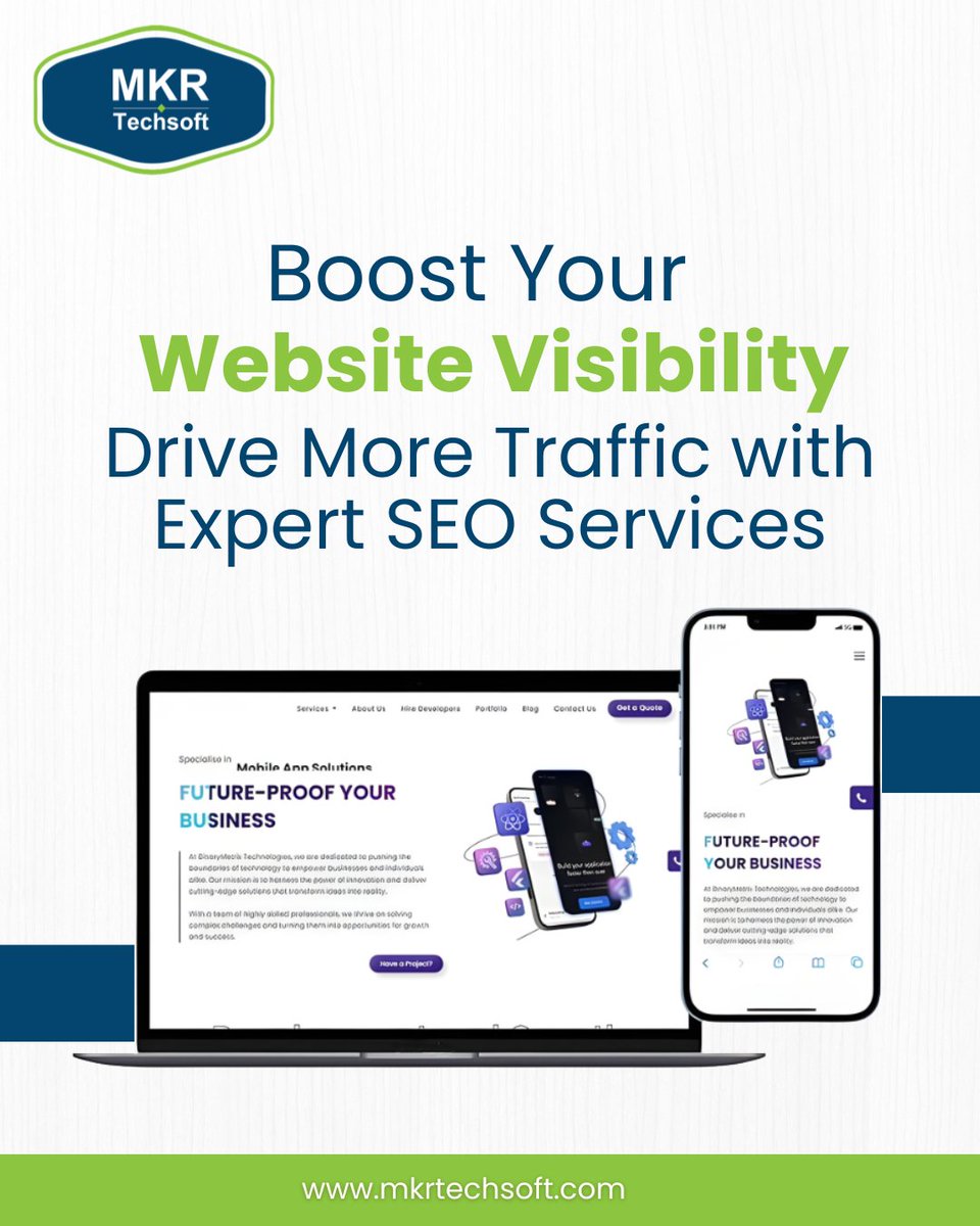mkrtechsoft's tweet image. Expert SEO by MKR Techsoft: keyword research, site audit, on/off-page optimization &amp;amp; content strategy to boost visibility and drive real traffic

mkrtechsoft.com/best-seo-servi…

#SEO #SearchEngineOptimization #MKRTechsoftPrivateLimited #GoogleRankings #WebsiteTraffic #OnlineGrowth
