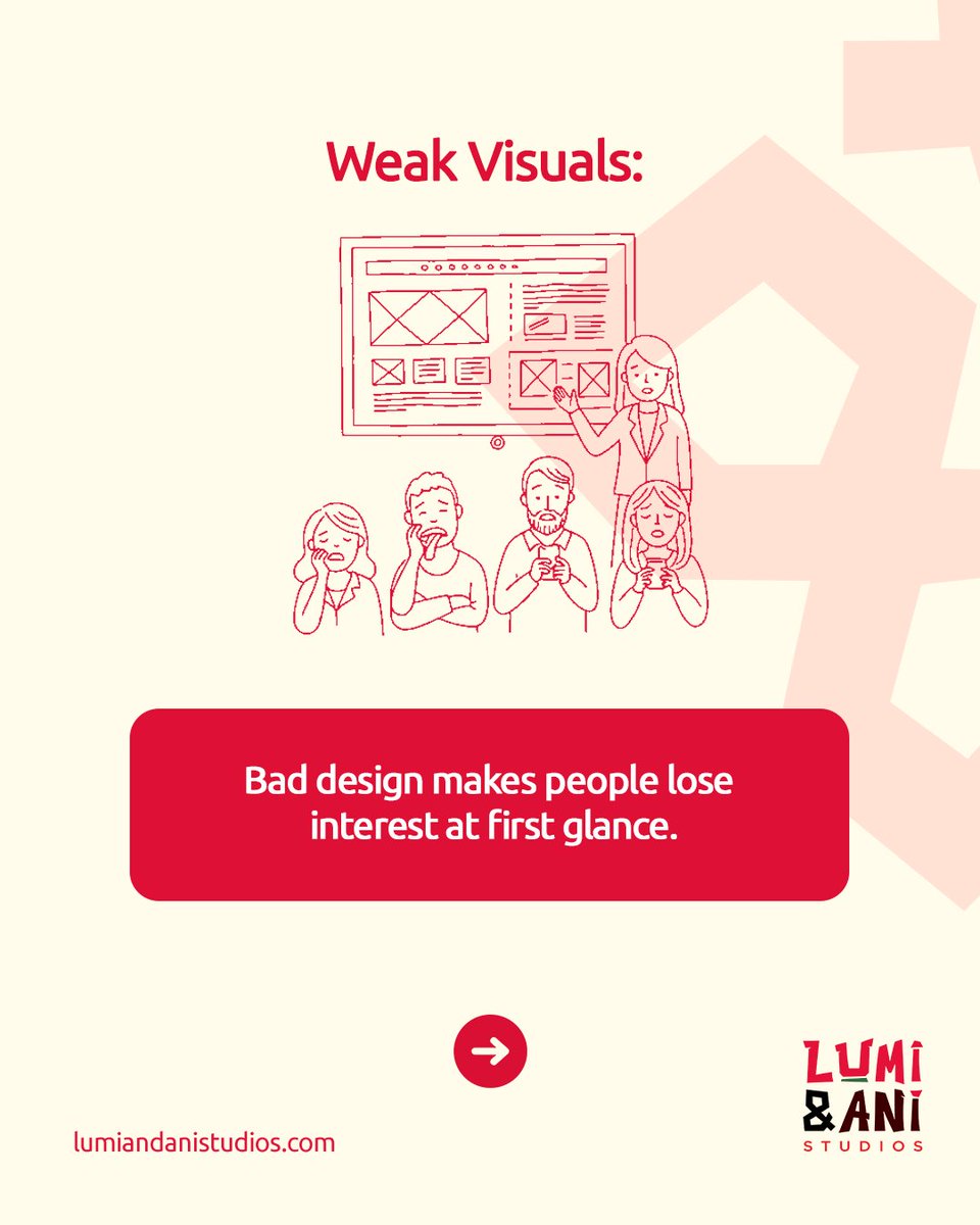 lumi_ani_studio's tweet image. Designing a review checklist before a pitch ensures your presentation is concise, focused, and free of the "TMI" pitfalls that overwhelm clients.
Save this post before your next pitch or send us a DM for more info
#Lumi&amp;amp;AniStudios #brandTips #creativestudio