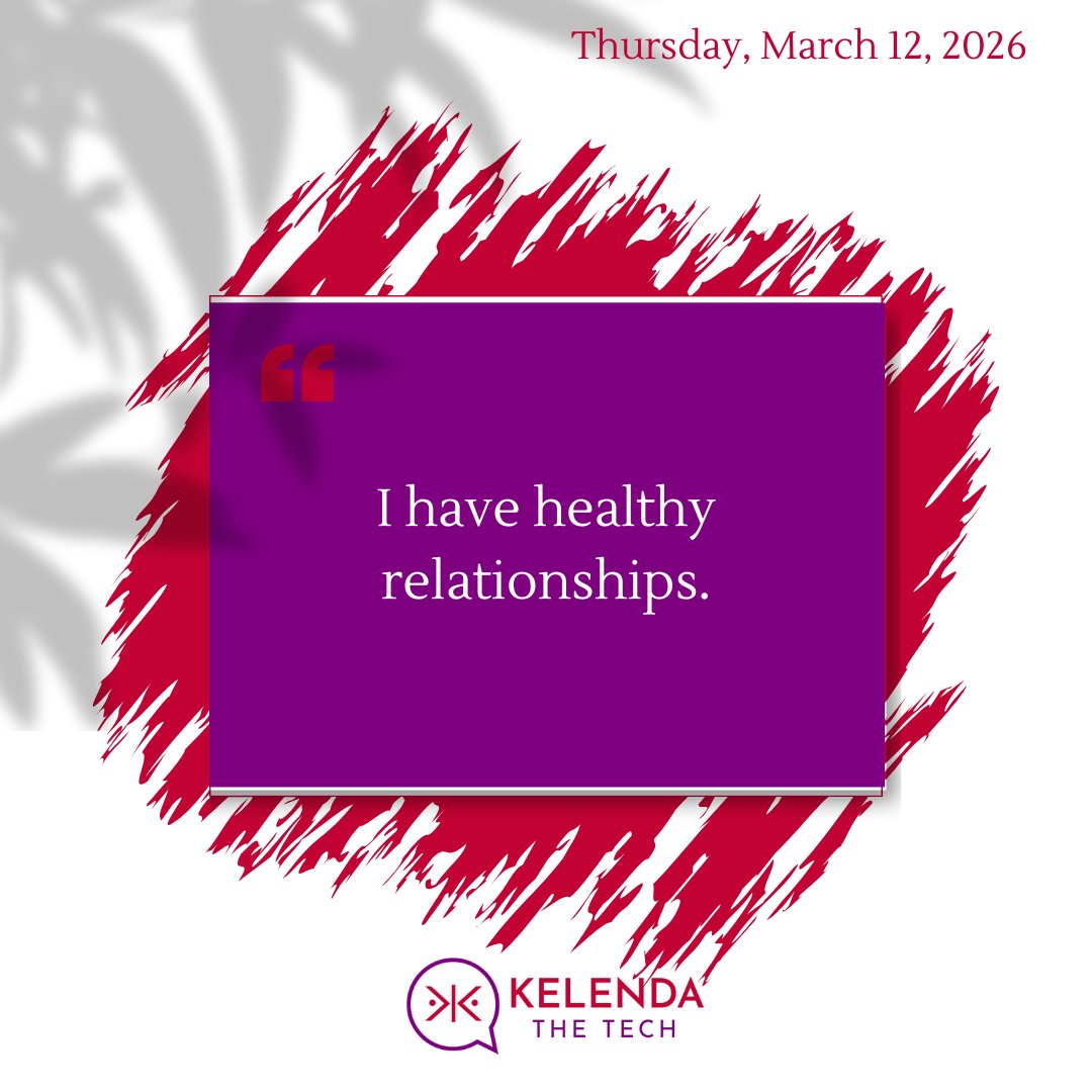 KelendaTheTech's tweet image. #affirmations #affirmationsforwomen #postivity #selfesteemboost #2026