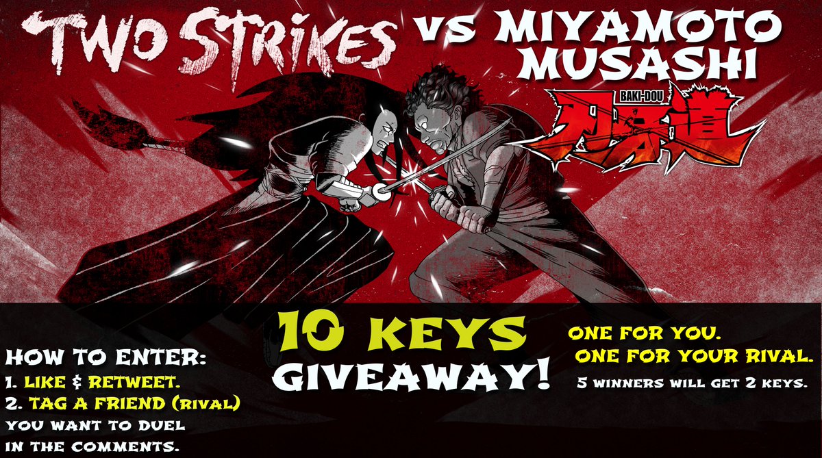 Play BAKI x MUSASHI in Two Strikes! tweet media