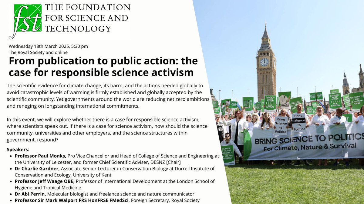 The Foundation for Science and Technology tweet media