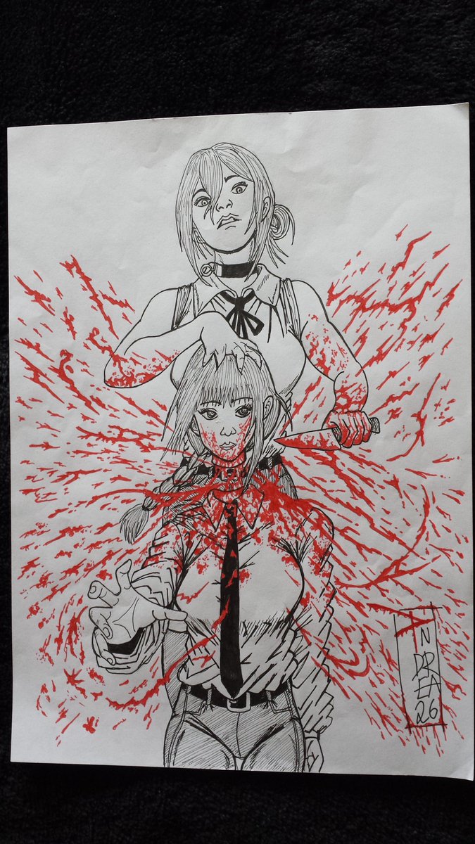 Reze &amp; Makima

#reze #makima #chainsawman #chainsawmanfanart #andrea2026 #xandridevilx
