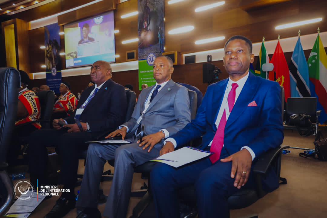 acprdcongo's tweet image. La réunion du Conseil des ministres de la Communauté de développement de l’Afrique australe (#SADC) s’est ouverte jeudi matin à Pretoria, en Afrique du Sud. La République démocratique du Congo est représentée par son ministre de l’Intégration régionale, Floribert Anzuluni.