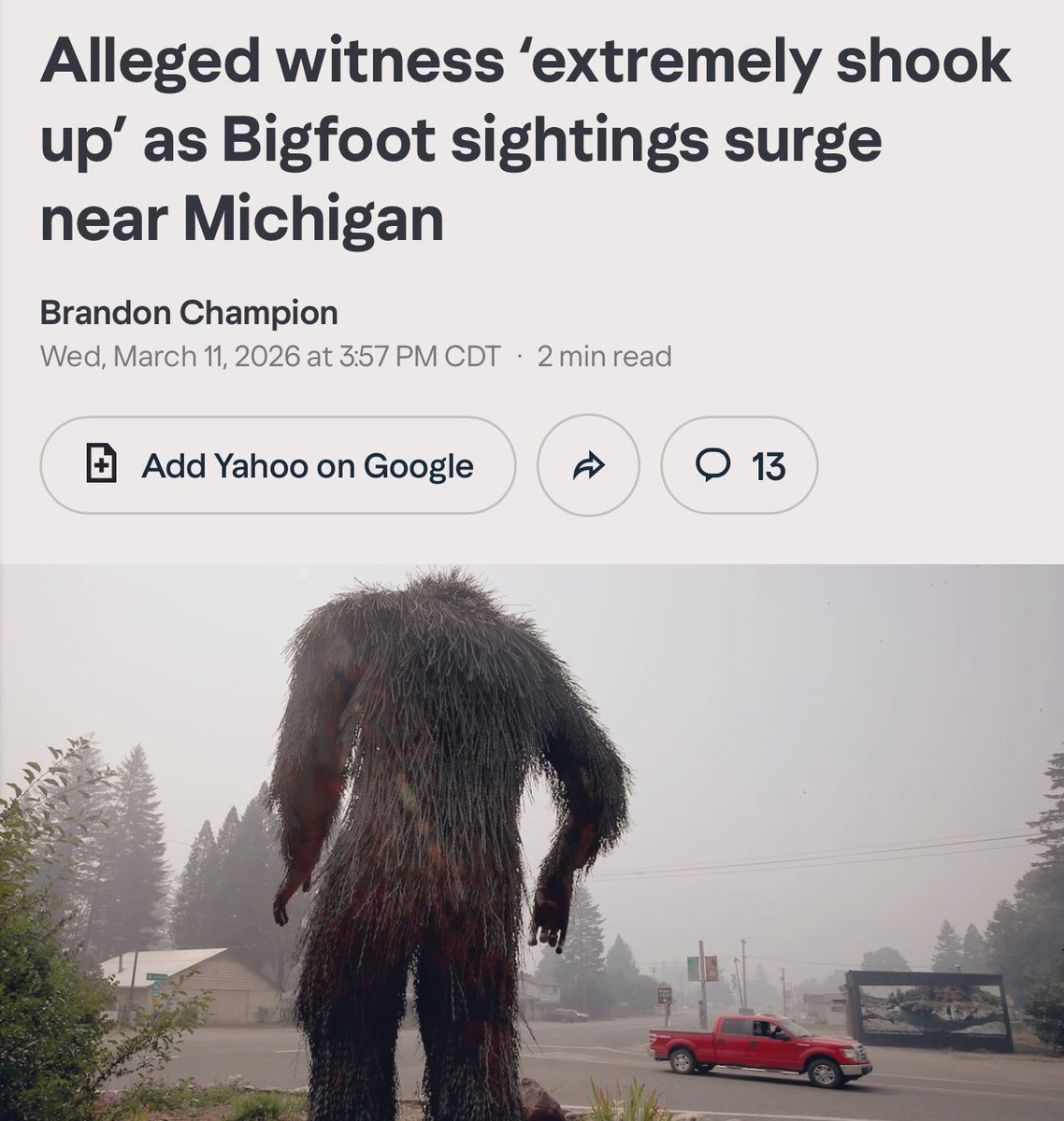 Bigfoot are just nephilim. As are every other cryptid.