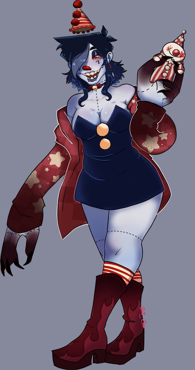 Honk Honk My Clownnn Gutz  #DigitalArt #OcArt #Clown #Artist