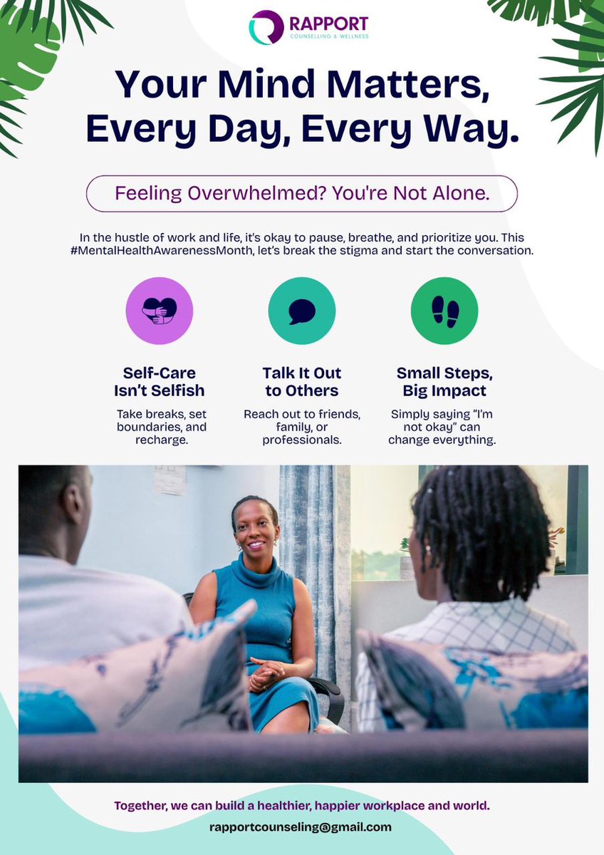 Rapport Counselling and Wellness tweet media