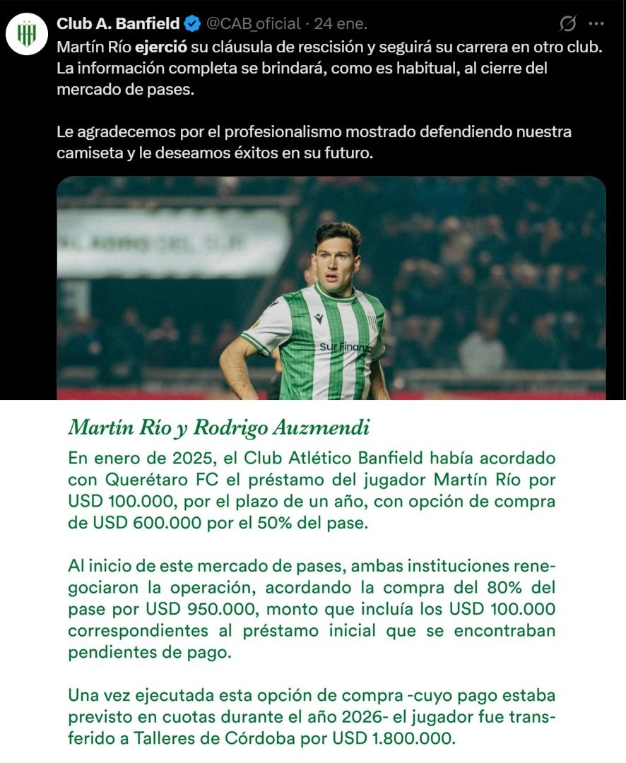 La Verdad de Banfield tweet media