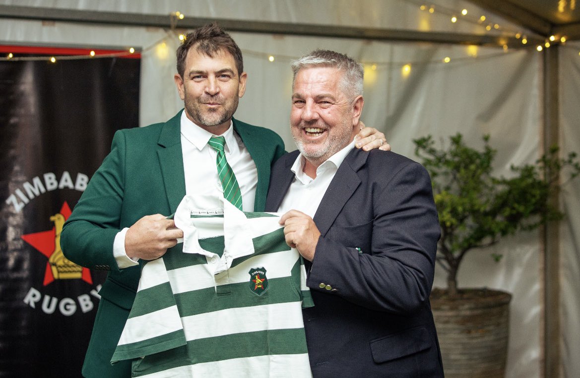 Image for the Tweet beginning: Herbert Mensah, President of Rugby