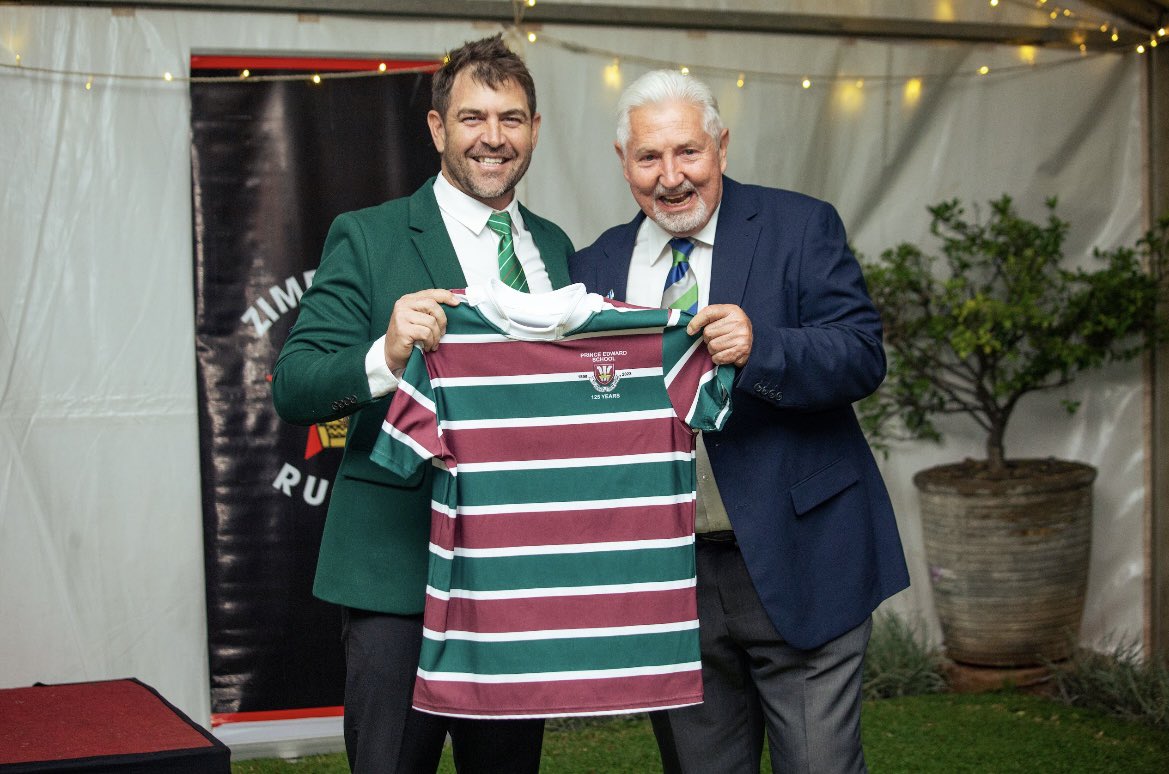 Image for the Tweet beginning: Herbert Mensah, President of Rugby