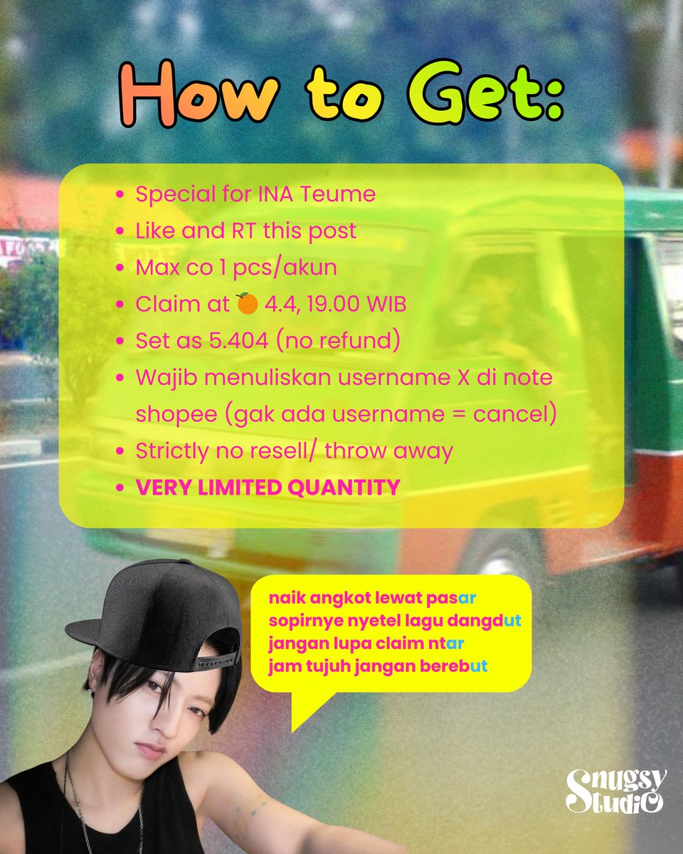 snugsystudio's tweet image. Teuhi!~ INA teume 💎👋🏻
Freebies birthday #HARUTO by @snugsystudio ..𓂃 ࣪ ִֶָ🦋་༘࿐

🛺 How to claim
ʚଓ 💙 and 🔁 this post
ʚଓ set as 5.404 (no refund)
*details on pic*

Claim by 🍊 4.4 at 19.00 WIB
Link will be sent later

Drop ur @ if interested 💙
#freeclaim #freebies #TREASURE