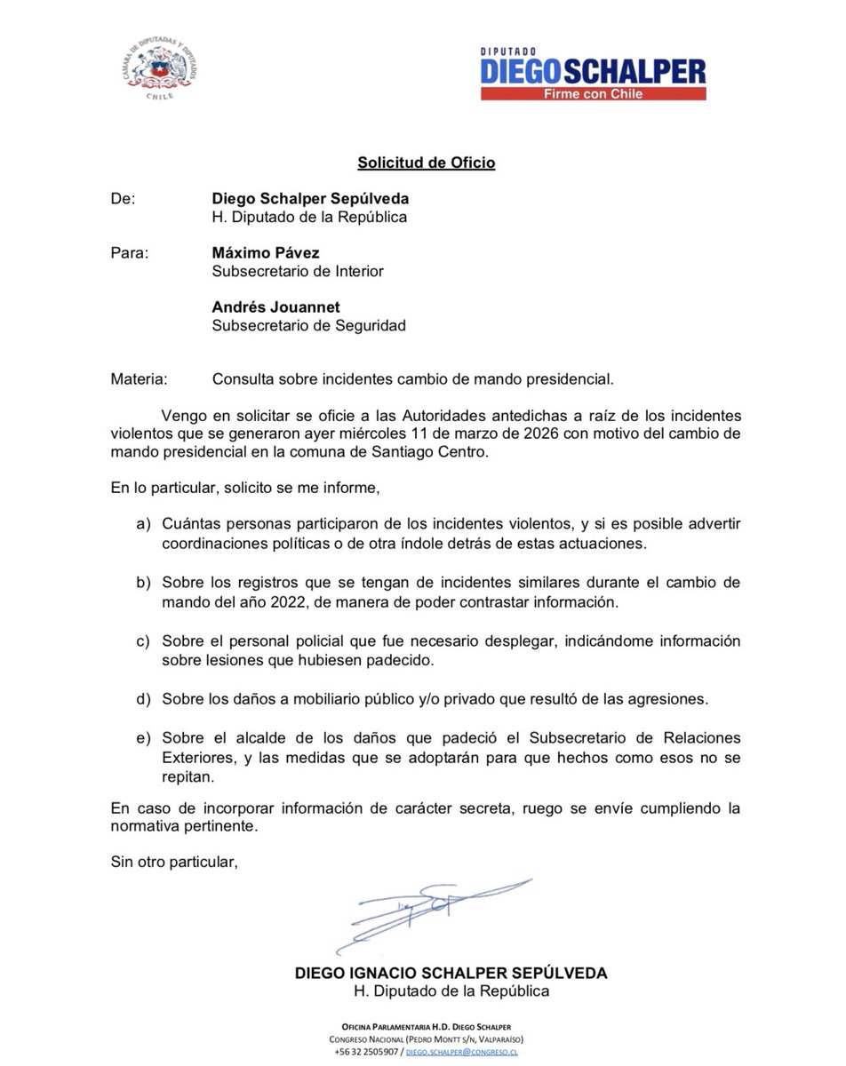 Diego Schalper 🇨🇱 tweet media