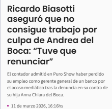 Siempre lo he dicho.
LA FALSA DENUNCIA DE ABUSO es:
UN ESTORNUDO PARA LA MUJER CON EFECTOS DE TSUNAMI EN LA VIDA DEL HOMBRE, AÚN ABSUELTO

Debería penalizarse en función del daño que representa..
<a href="/JMilei/">Javier Milei</a> <a href="/CorteSupremaAR/">Corte Suprema de Justicia de la Nación</a> <a href="/PatoBullrich/">Patricia Bullrich</a>