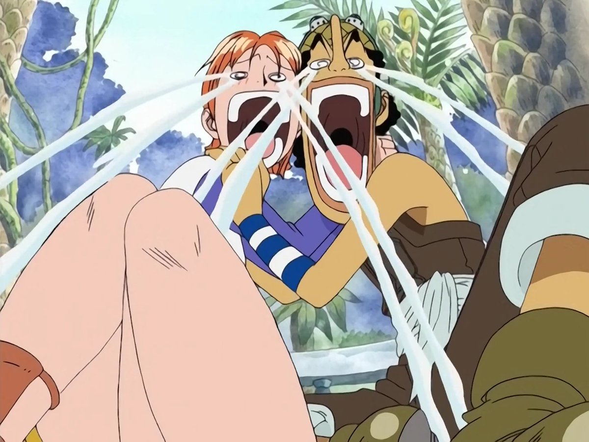 pixelsushis's tweet photo. Nami and Usopp besties moment 😂 https://t.co/ADDT1QL3tX