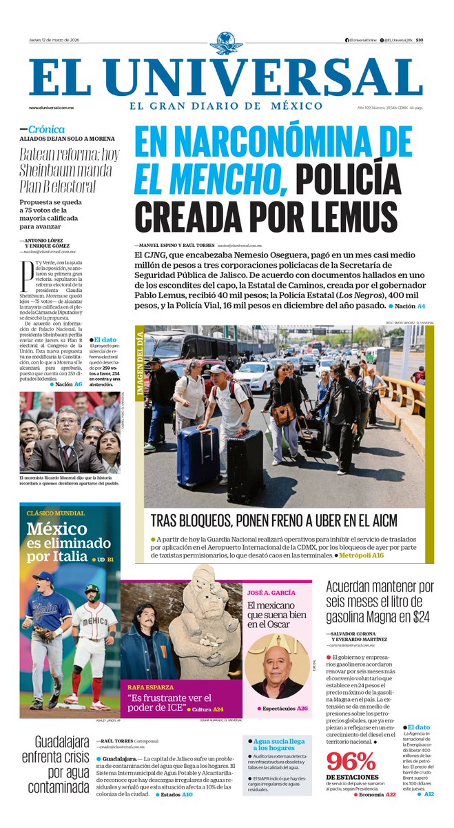 El Universal tweet media