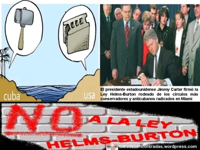 🔍 La Ley Helms-Burton, firmada el 12 de marzo de 1996 por el presidente Bill Clinton, intensificó el bloqueo contra Cuba. Esta legislación endureció las medidas económicas y financieras, con un impacto significativo en todas las esferas de la sociedad cubana. #AbajoElBloqueo