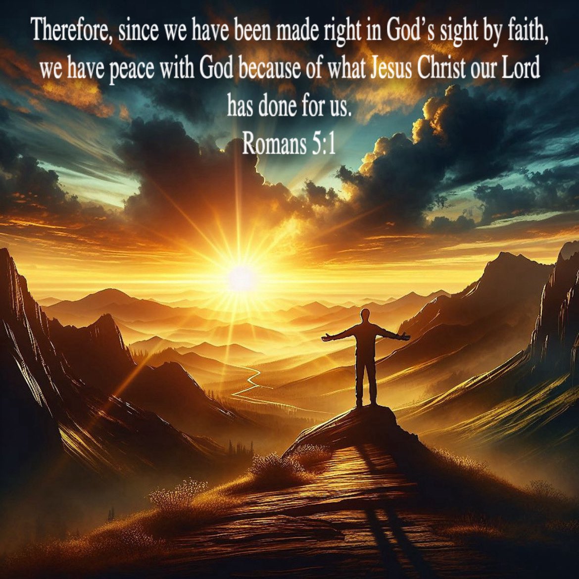 JuanGar413's tweet image. #ChristIsOurHope #Romans5:1 #Amen
