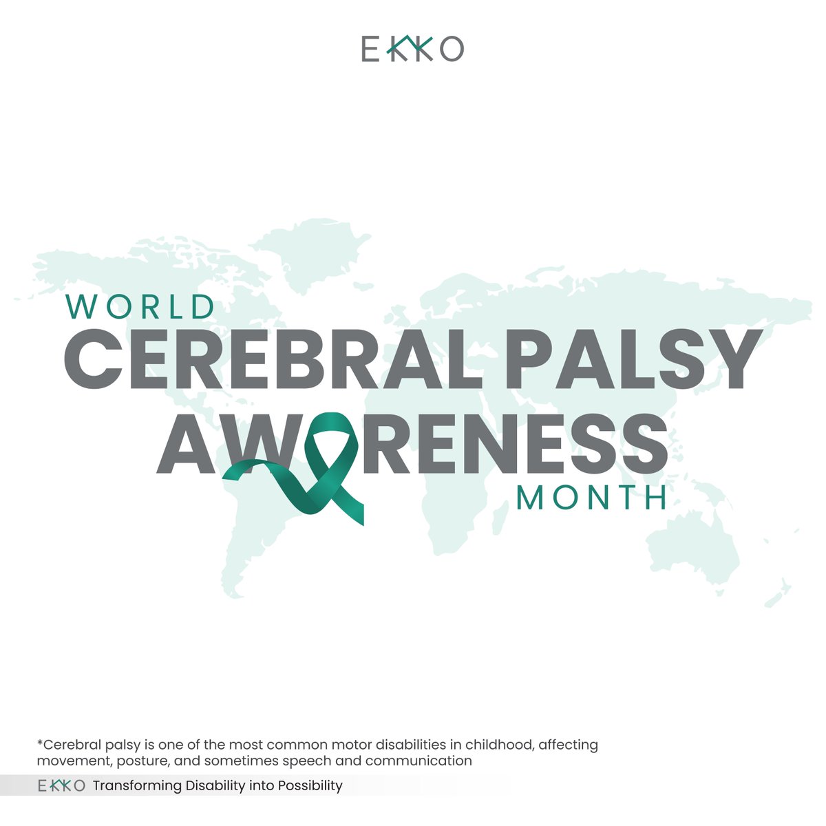 ekkotherapy's tweet photo. March is 𝗖𝗲𝗿𝗲𝗯𝗿𝗮𝗹 𝗣𝗮𝗹𝘀𝘆 𝗔𝘄𝗮𝗿𝗲𝗻𝗲𝘀𝘀 𝗠𝗼𝗻𝘁𝗵, a time to spread awareness and support early intervention for children with cerebral palsy.

Together with EKKO, we can help every child reach their full potential.💚

#ekko #cerebralpalsy #healthtech https://t.co/B989BIBGWM