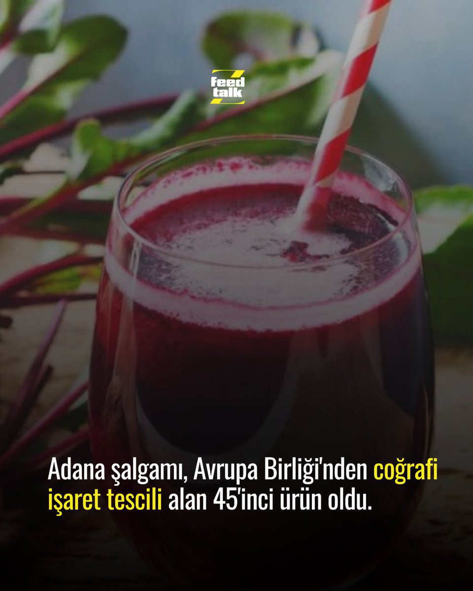 Türkiye Odalar ve Borsalar Birliği Başkanı Rifat Hisarcıklıoğlu, Adana şalgamının Avrupa Birliği'nden coğrafi işaret tescili alan 45'inci ürün olduğunu bildirdi.