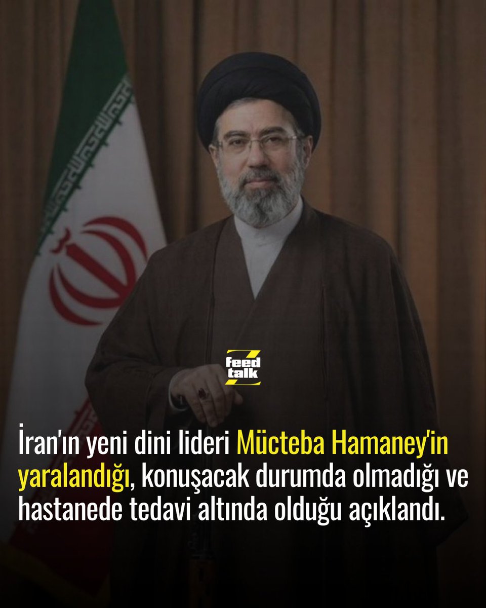 İran'ın yeni dini lideri Mücteba Hamaney'in yaralandığı ve konuşacak durumda olmadığı açıklandı. Hastanedeki tedavisi devam ediyor.