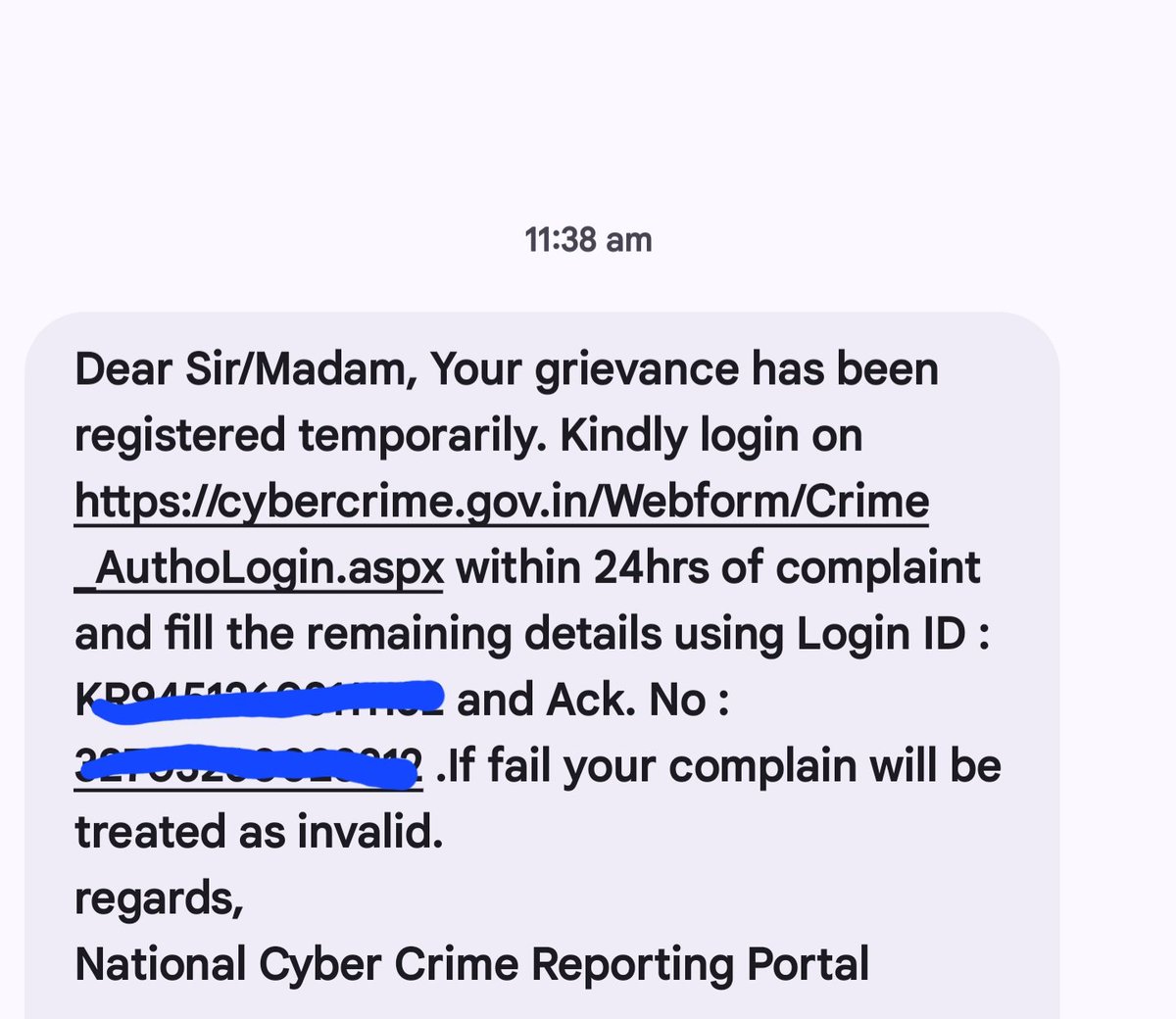I got scammed for the first time yesterday.😢

Indian scammers are really very smart.

I filed a complaint with cybercrime, but I know they won’t do anything.