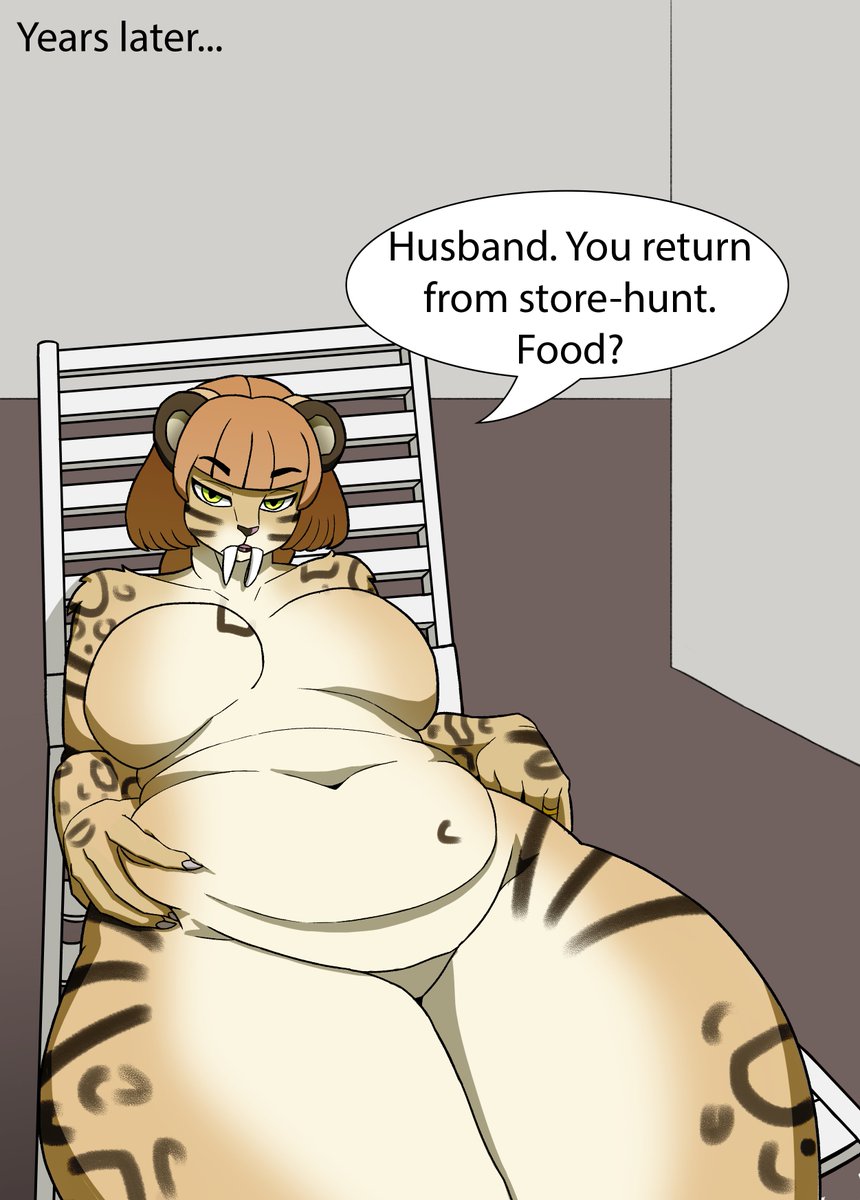 Had this in my drafts for so long that my arts improved since, so i'm just gonna send it.

Mini origin story of Bree adopting herself/meeting her husband.