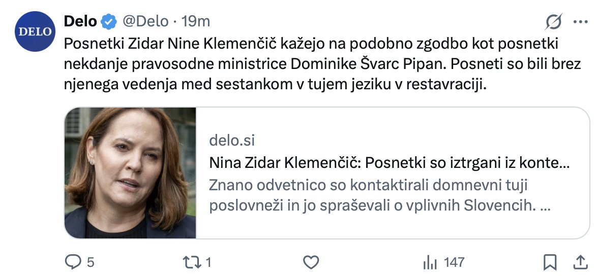 ...če vas prav razumemo, Delo - kot največji problem teh prisluhov ponujate to, da je bil posnetek narejen brez soglasja sogovornice? Kaj pa vsebina pogovorov? Drugorazredna tema?