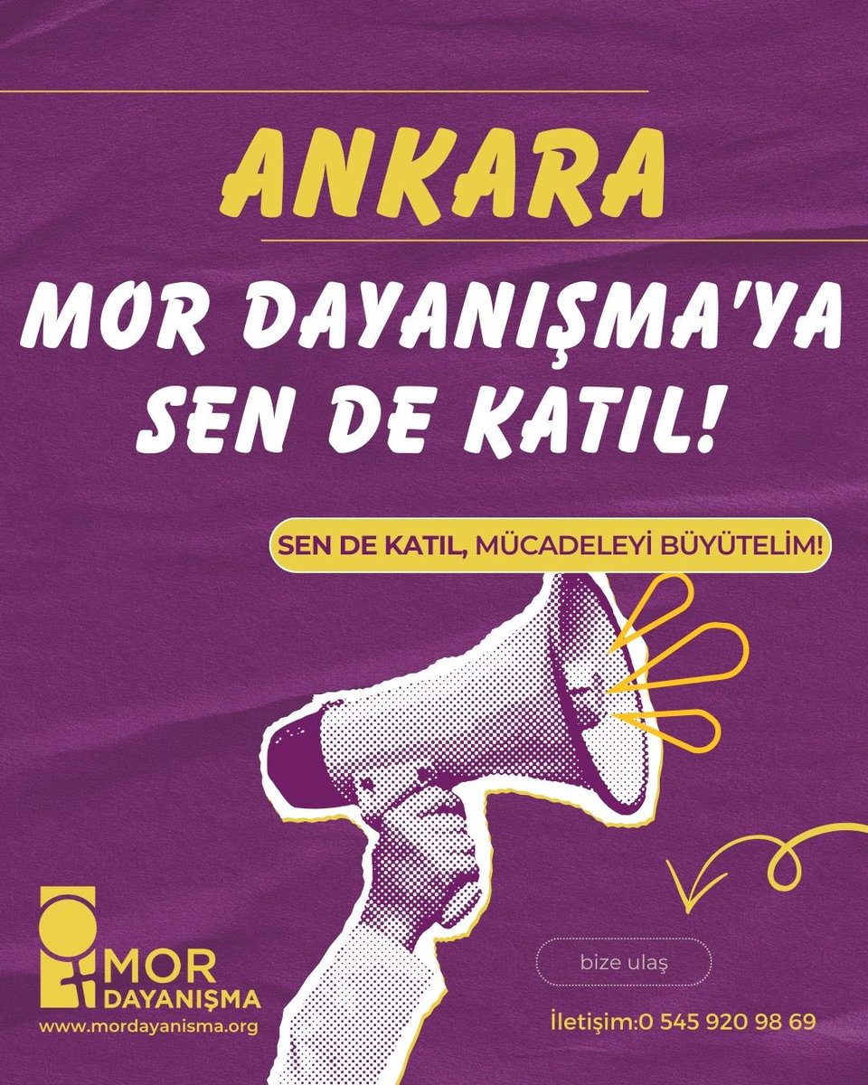Ankara Mor Dayanışma tweet media
