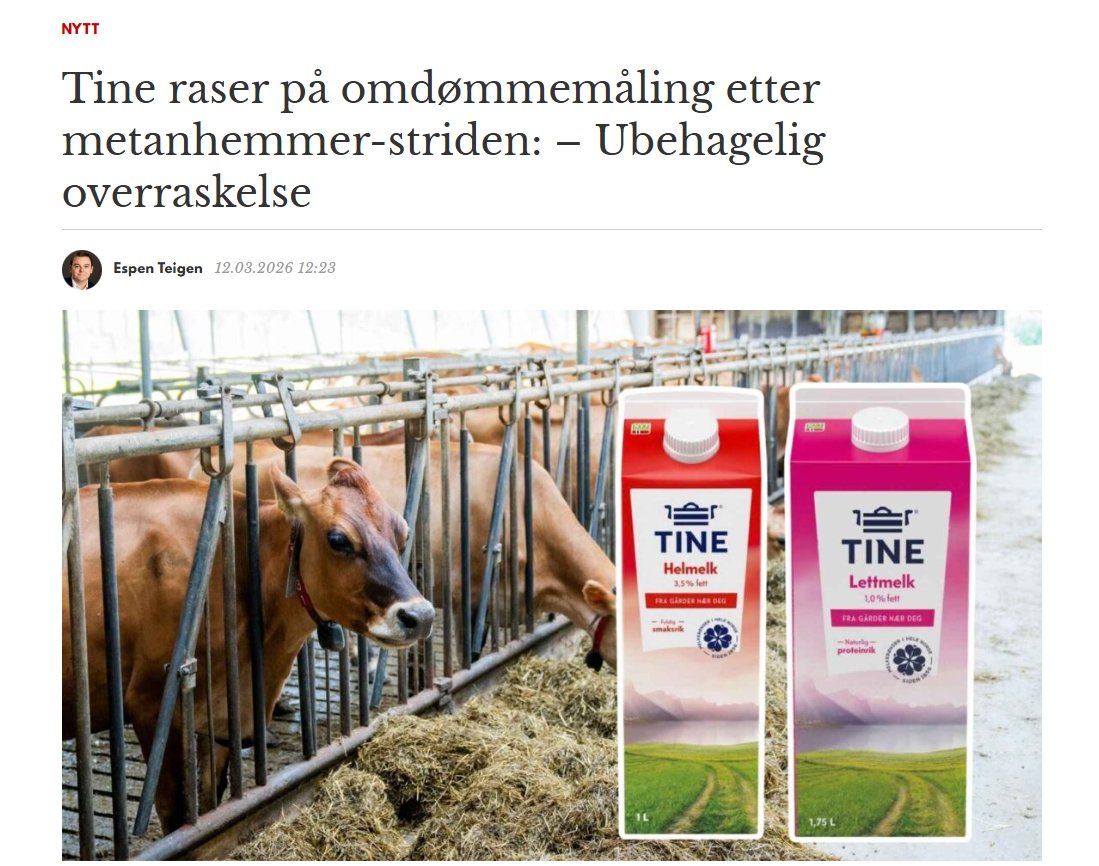 espenteigen's tweet photo. Lærdom til store selskaper: Ikke kast forbrukerne og dine egne bønder på sjøen, mens du smykker deg med klima. Det hjelper ikke å rope konspirasjonsteoretiker lenger. Den tiden er forbi. Nå må du stå til ansvar. https://t.co/ho9agBVtkN