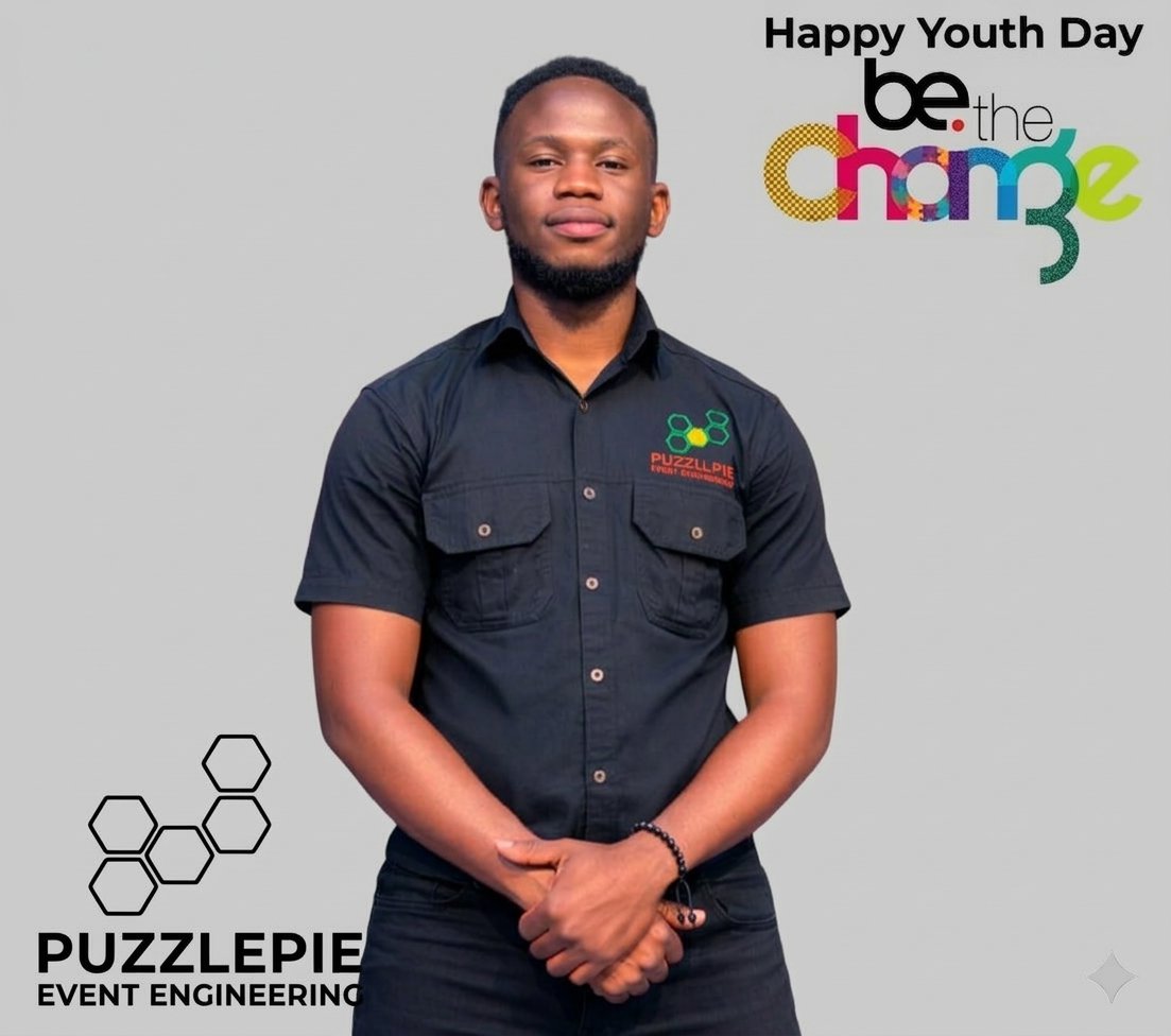 perrysiame1's tweet photo. At Puzzlepie Event Engineering, we believe in the power of "Being the Change", as a forward-thinking Zambian company that values the energy and creativity of the youth.

​#YouthDay2026 #Zambia #BeTheChange #Puzzlepie #EventEngineering #ZambianExcellence https://t.co/0PAHqJH70P