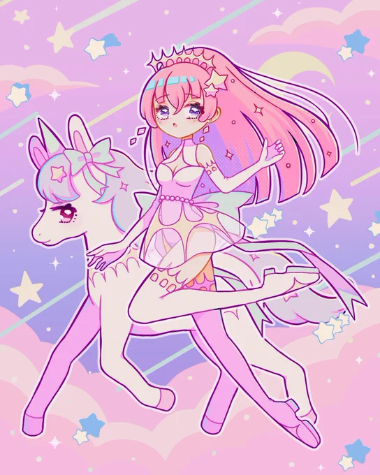 #見つけてくれてありがとう祭開幕 ゆめかわだけどどことなく懐かしい絵を描いてます