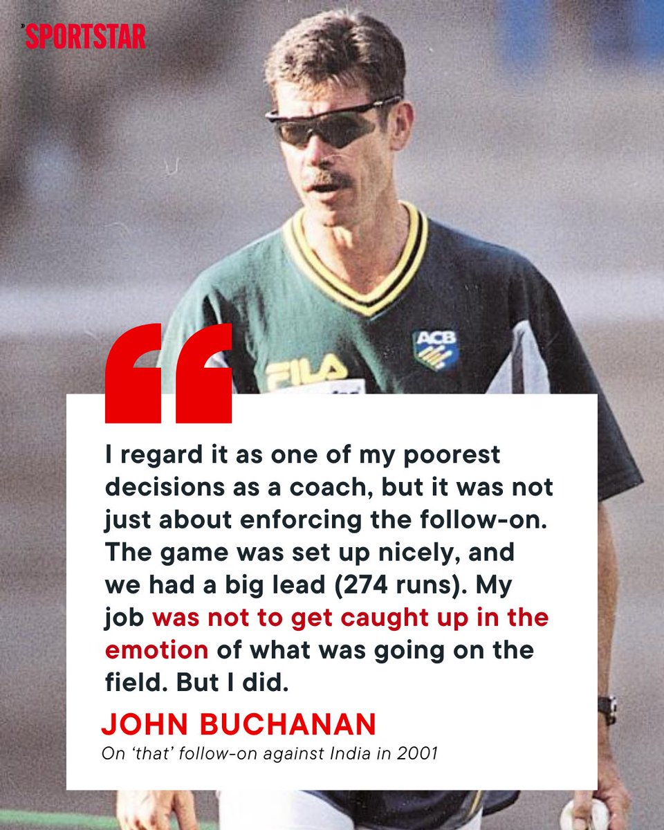 "One of my poorest decisions as coach."

It was on March 11, 2001, 25 years ago, that the iconic second Test between India and Australia at Eden Gardens in Kolkata started.

Steve Waugh’s decision to enforce the follow-on backfired as V.V.S. Laxman (281) and Rahul Dravid’s (180)