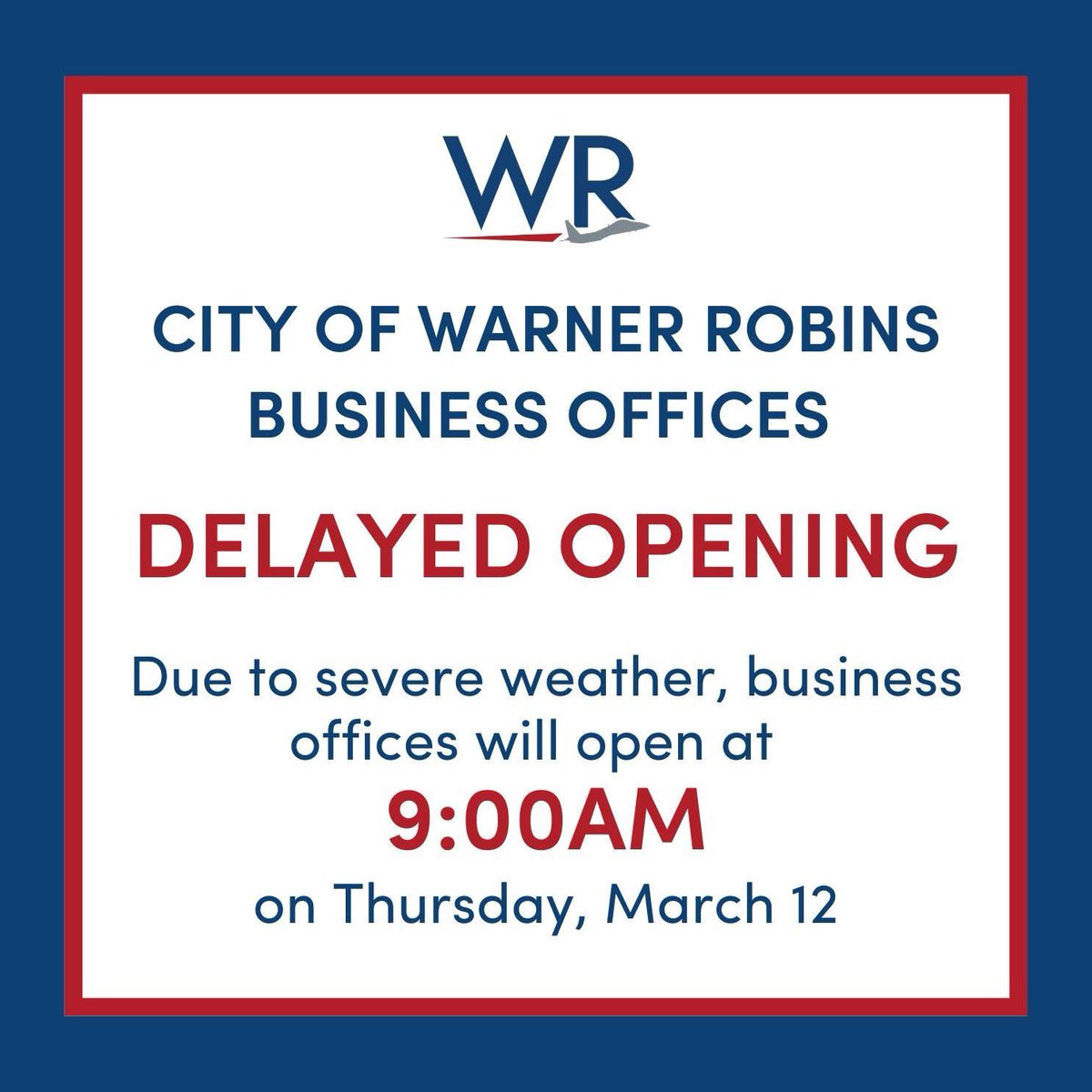 City of Warner Robins tweet media