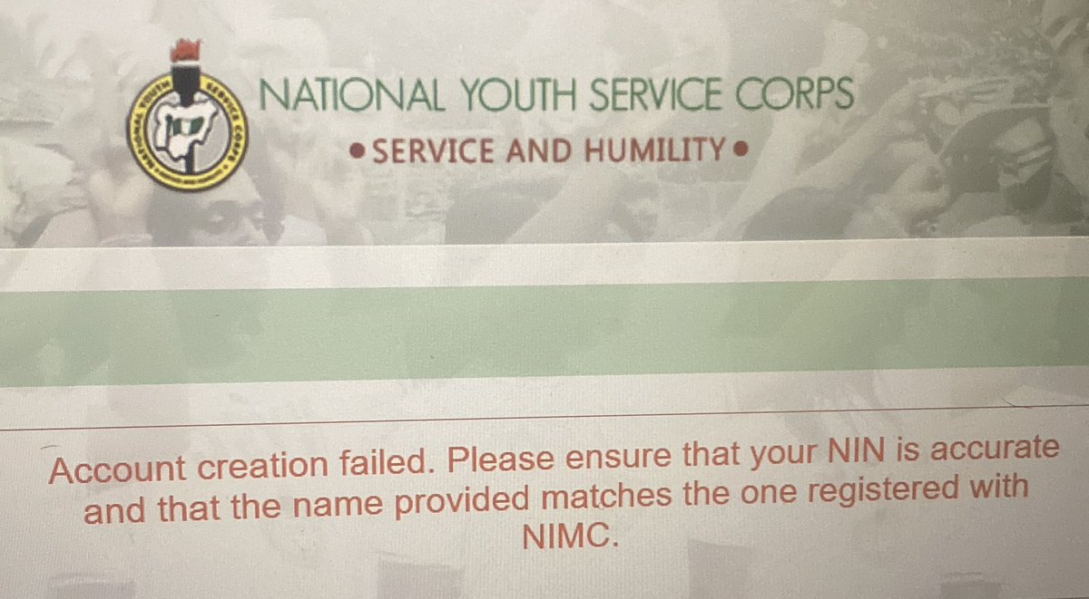 kemine_'s tweet photo. NYSC Abeg now.🙏🏽 What’s going on ? My NIN has been validated since last year November. The name provided matches the one registered with NIMC. Abeg don’t air  me. #nysc @officialnyscng https://t.co/I8DfzzNUep