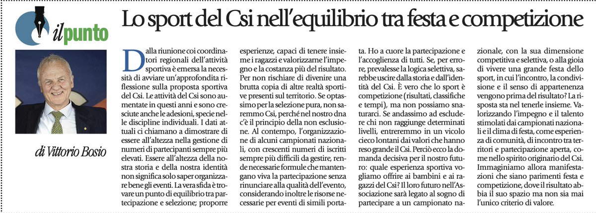 Centro Sportivo Italiano tweet media