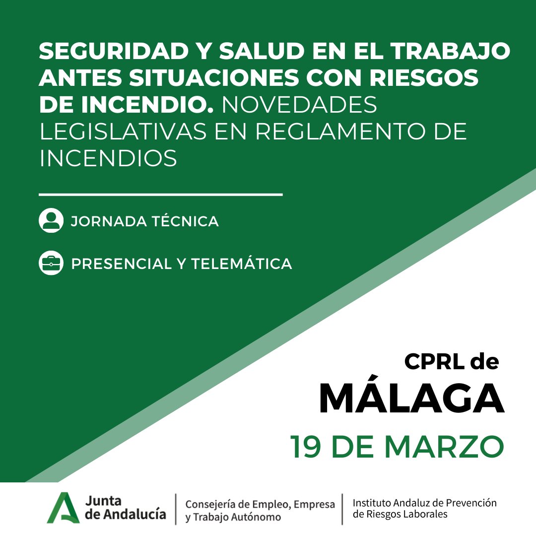 Inst. Andaluz de Prevención de Riesgos Laborales tweet media