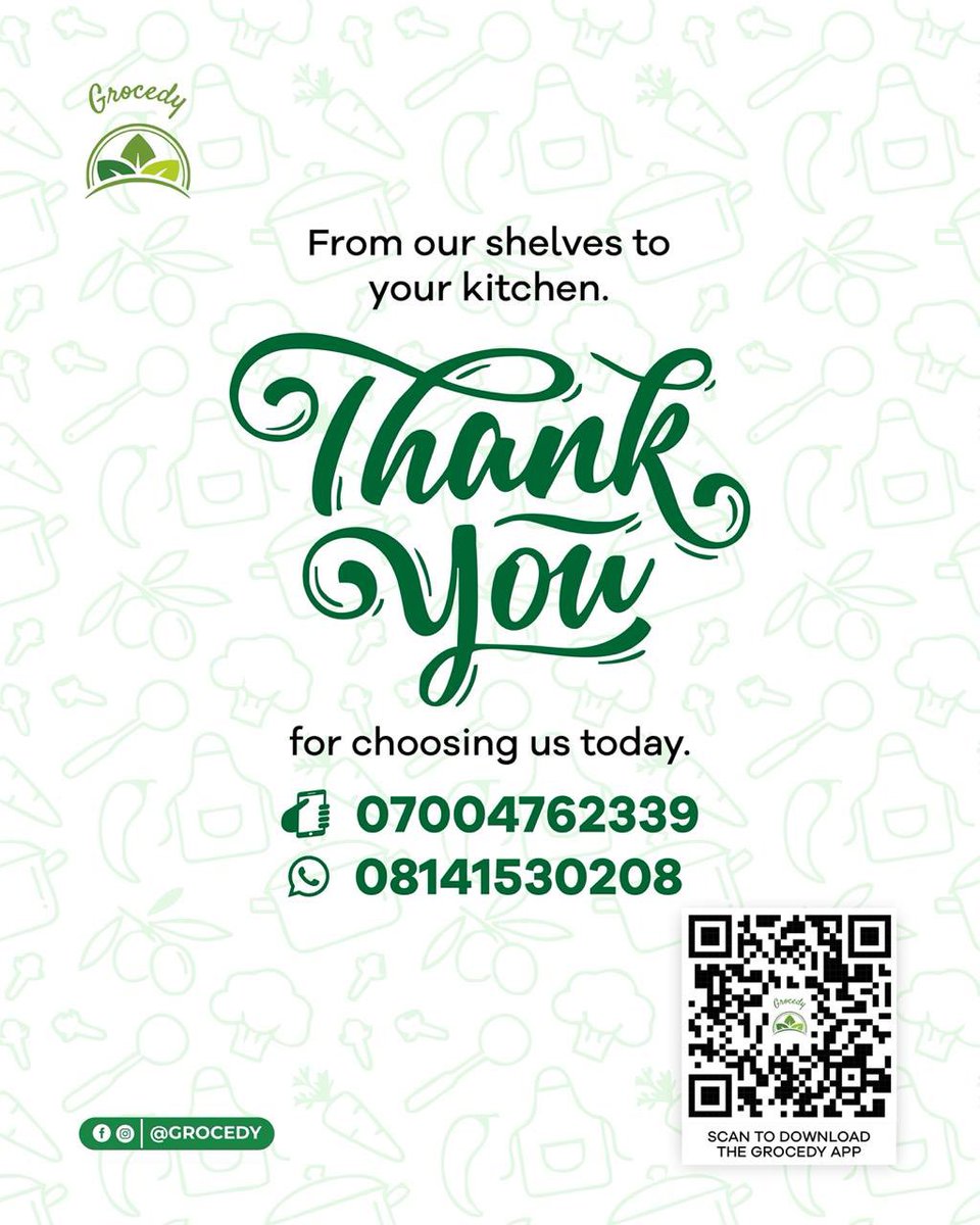 Need a convenient life? It’s in your pocket. 🙂‍↕️⚡️

Get every staple food you need delivered to your door.
Scan the QR code to join the Grocedy community today!

#Convenience #GrocedyLife #DailyEssentials #SmartLiving #DownloadTheApp