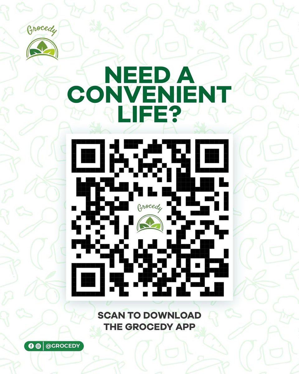 grocedy's tweet photo. Need a convenient life? It’s in your pocket. 🙂‍↕️⚡️

Get every staple food you need delivered to your door.
Scan the QR code to join the Grocedy community today!

#Convenience #GrocedyLife #DailyEssentials #SmartLiving #DownloadTheApp https://t.co/oIaqaZIgEh