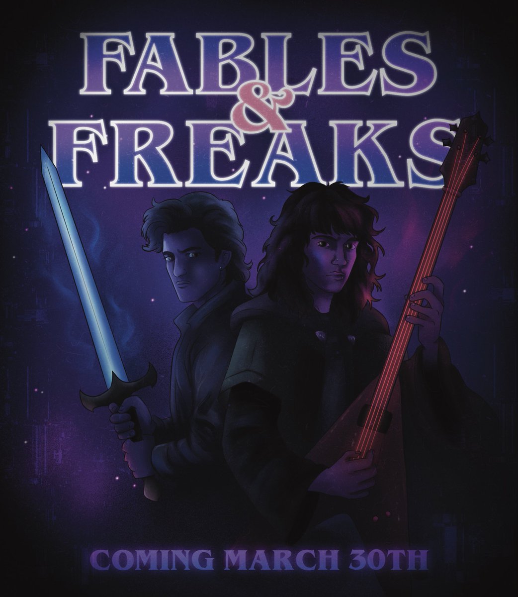 FablesandFreaks's tweet photo. Get ready for the release of Fables &amp; Freaks on March 30th! 

#steddie #steddiefanart https://t.co/LJGDzVycrJ