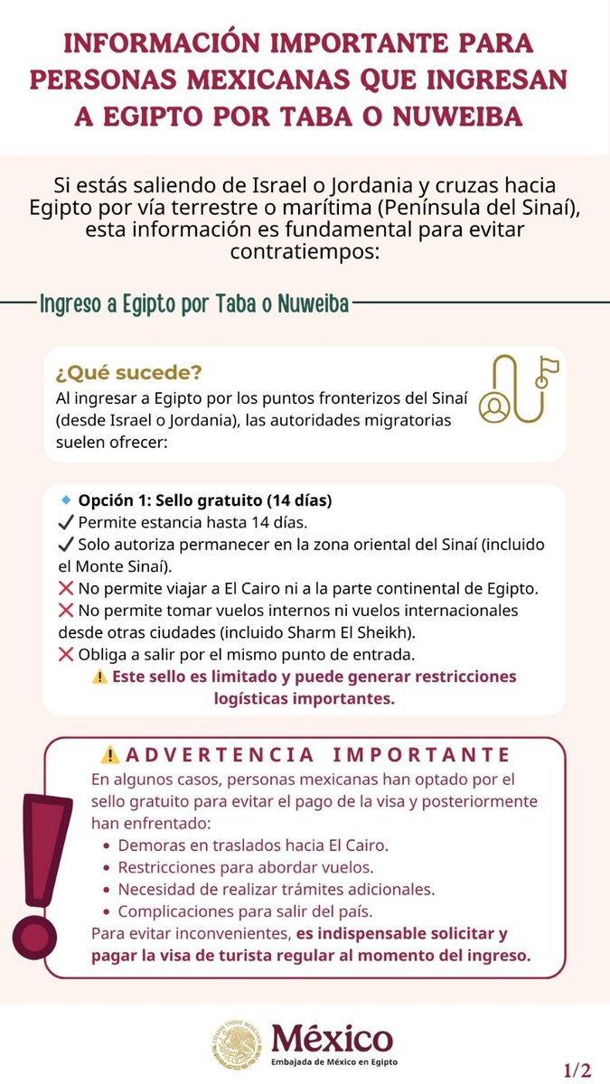 Embajada México en Egipto tweet media