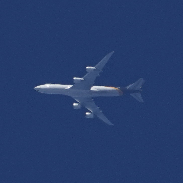 ponta70718103's tweet image. 一昨日のジャンボ #freighter #エアカーゴ #上空通過機
・CX5便B747-400(ER)F(BLIB)  NRT→TPE  38,000ft.
#CPA
・5X52便B747-8F(N633UP)  ANC→HKG  38,000ft.
#UPS