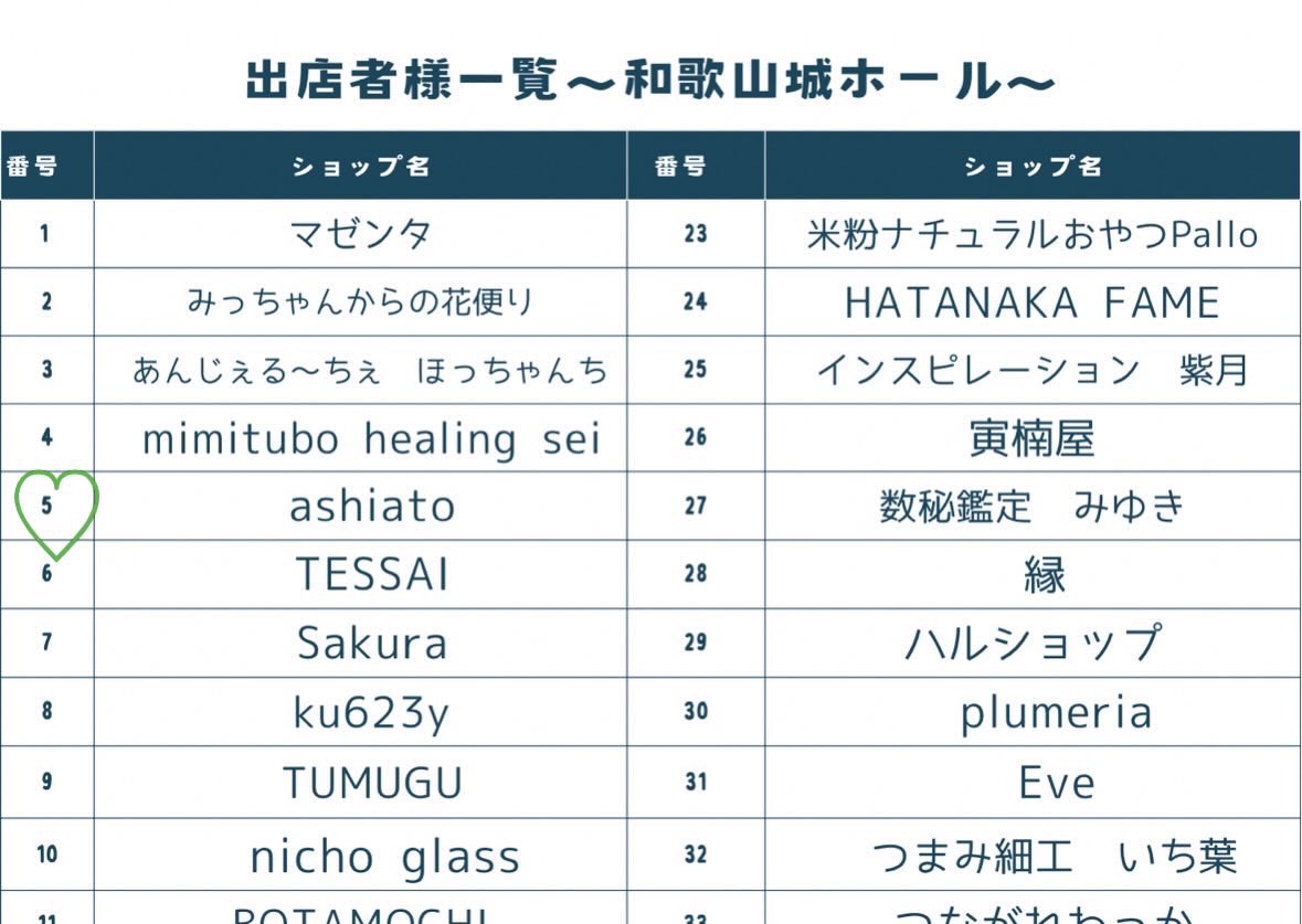 ✨POPOLO MARCHE出店します✨

Ashiatoは
【ブース5】です🐾

ハンドメイド作品や
爬虫類キーホルダーなど
おすすめ持って行きます🦎

ぜひ遊びに来てください☺️

#ポポロマルシェ #和歌山イベント #マルシェ #ハンドメイド #Ashiato