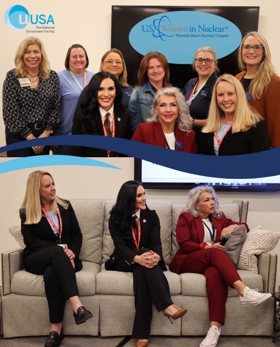 RepSenaCortez's tweet photo. Proud to join an incredible group of leaders at URENCO USA for a panel hosted by  Women in Nuclear Permian Basin Chapter!⚡️

It was such a moving day filled with courage and vulnerability as we shared our stories, challenges, and triumphs. 💪🏽
 
#nmpol https://t.co/xoA3XmQhRX