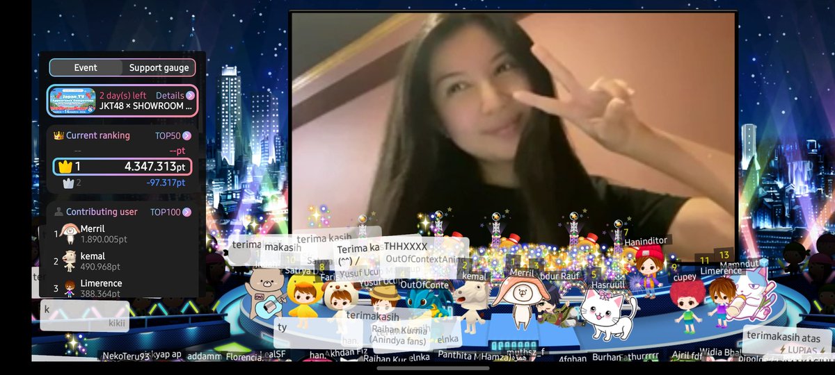aninimous_ina's tweet photo. Terima kasiiii #BUBARIN singkatnyaaa @AR_AnindyaJKT48 semangat lanjut kegiatannya yaaa jangan lupa makan duluu π«Άπ»β¨οΈ https://t.co/f0ba1u46xT