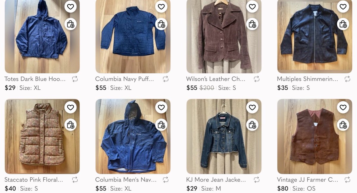 AmyDsPoshmark's tweet photo. Visit Amy D’s for Jacey, Bests and Coats! https://t.co/r49WfdBUMR https://t.co/x9J4QtohJk
